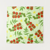 Tomatentango:  groentedruk wandkleed (Voorkant (horizontaal))