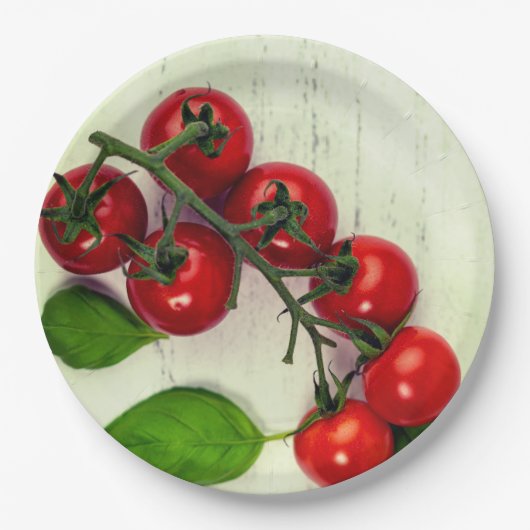 Tomatenteelt Papieren Bordje (Voorkant)