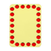 Tomatentekening Rand Blanco Aangepaste tekst Magneet (Verticaal)