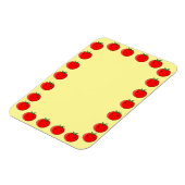 Tomatentekening Rand Blanco Aangepaste tekst Magneet (Linkerzijde)