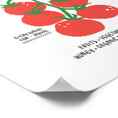 Tomatentelersmarkt Mooie Muurkunst Poster (Hoek)