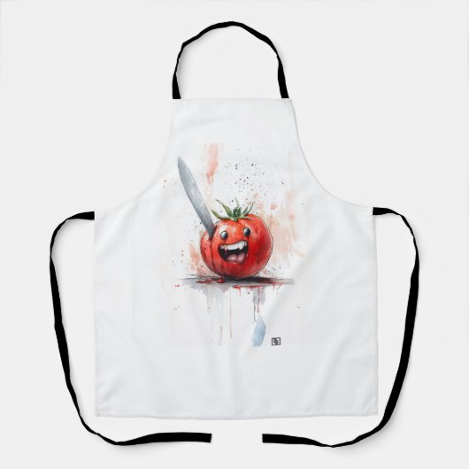 Tomatentrauma Schort (Voorkant)