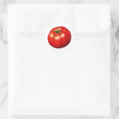 Tomatentuinlabel Ronde Sticker (Tas)