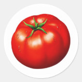 Tomatentuinlabel Ronde Sticker (Voorkant)
