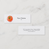 TomatenVisitekaartje Mini Visitekaartje (Voorkant / Achterkant)