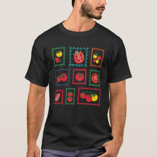 Tomatestempels Tomaten Tuinieren Eigengeteeld Boer T-shirt