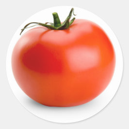 tomatetuin fruit ronde sticker