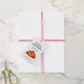 Tomatichutney-etiket Cadeaulabel (Met Touw)