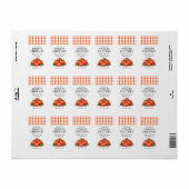 Tomatichutney-labels Etiket (Full Sheet)
