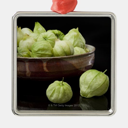 Tomatillos Metalen Ornament (Voorkant)