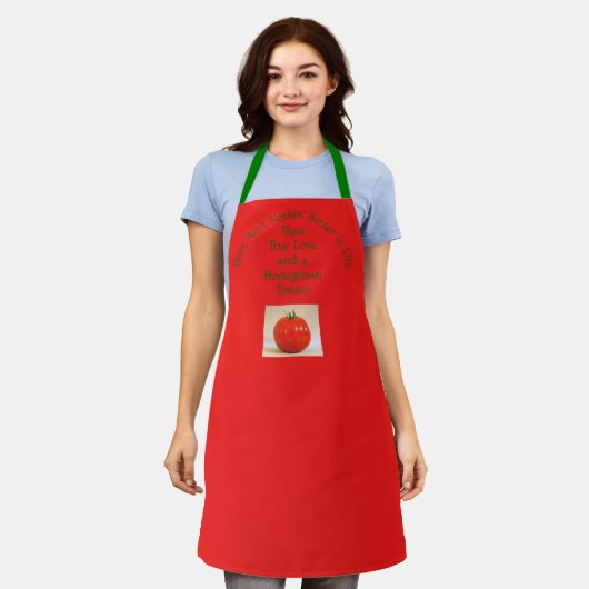 Tomato Apron Schort (Gedragen)