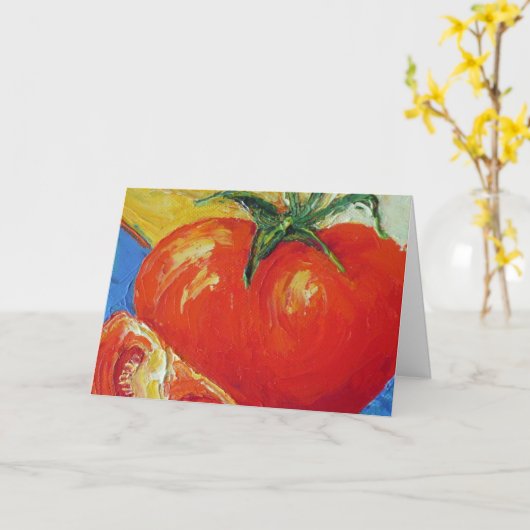 Tomato Birthday Kaart (Gele Bloem)