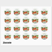 Tomato Canning Custom Sticker Label (Vel)