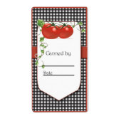 Tomato Canning Jar Labels (Voorkant)