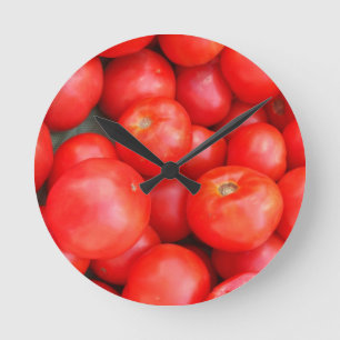 Tomato Clock Ronde Klok
