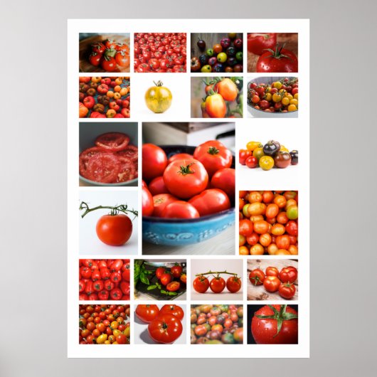 TOMATO Collage Poster (Voorkant)
