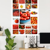 TOMATO Collage Poster (Thuiskantoor)