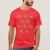 Tomato Costume Funny Tomato Pattern T-shirt (Voorkant)