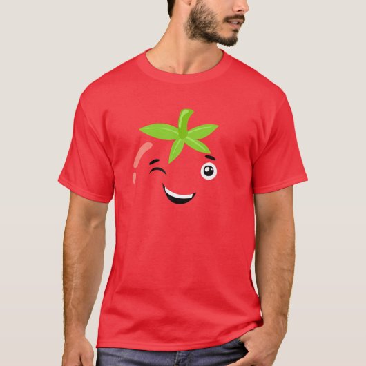 Tomato Costume Pretend, ik ben een tomaat T-shirt (Voorkant)
