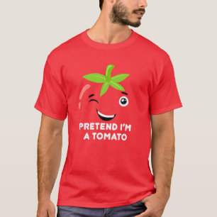 Tomato Costume Pretend, ik ben een tomaat T-shirt