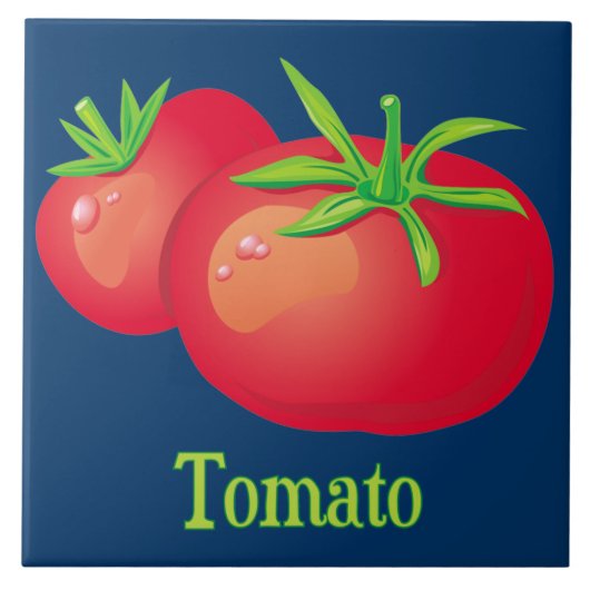 Tomato Decorative Kitchen Tegel Tegeltje (Voorkant)