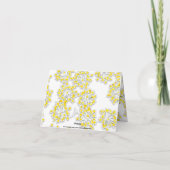 TOMATO DILL FLOWER PHOTO NOTE KAART (Achterkant)