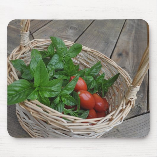 Tomato en Basil Dreams Muismat (Voorkant)