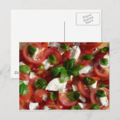 Tomato en Mozzarella Salad Briefkaart (Voorkant / Achterkant)