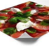 Tomato en Mozzarella Salad Poster (Hoek)