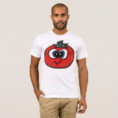 Tomato Face Mannen T-Shirt (Voorkant volledig)