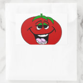 Tomato Face Rechthoekige Sticker (Tas)