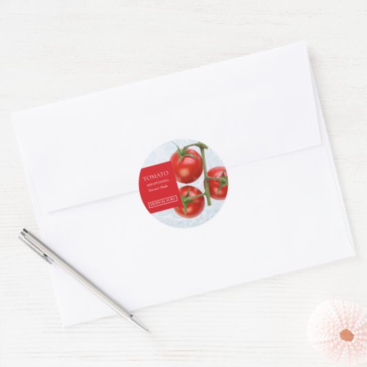 Tomato Facial Mask Label (Envelop)