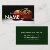 Tomato Fresh Juice Vegetable Vegetarian Card Visitekaartje (Voorkant / Achterkant)