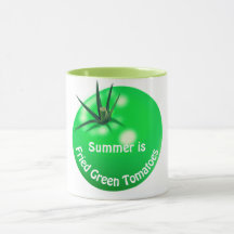 Tomato fried green tomaten schattige zomer