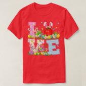 Tomato Fruit Easter Egg Hunt Funny Love Tomato Eas T-shirt (Design voorkant)