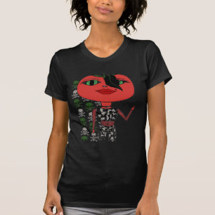 Tomato Girl - George met Skulls T-shirt