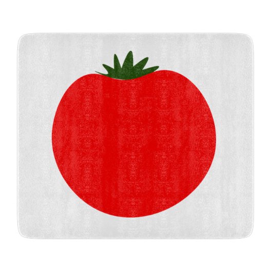 Tomato Glass cutting board Snijplank (Voorkant)