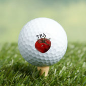 Tomato Golf Balls - Personalisatieoptie Golfballen (Insitu Shirt)