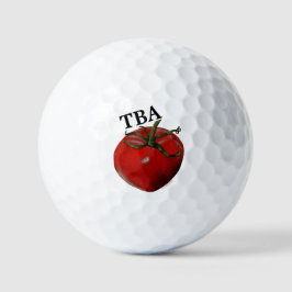 Tomato Golf Balls - Personalisatieoptie Golfballen