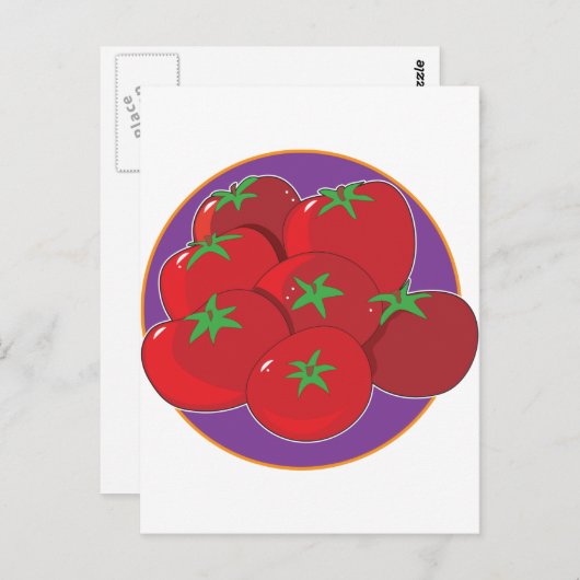 Tomato Graphic Briefkaart (Voorkant / Achterkant)