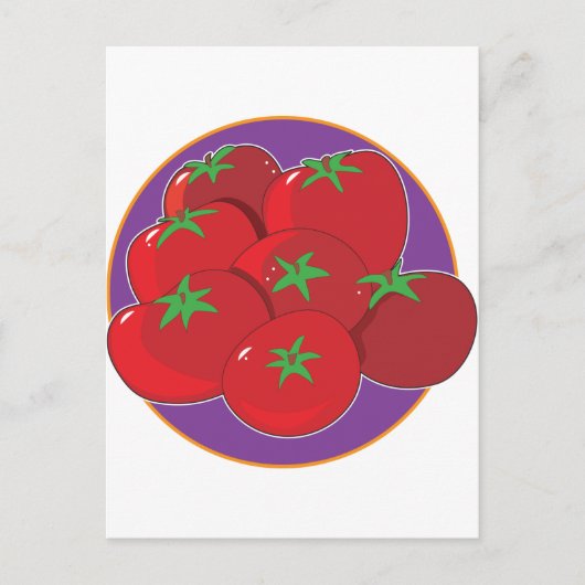 Tomato Graphic Briefkaart (Voorkant)
