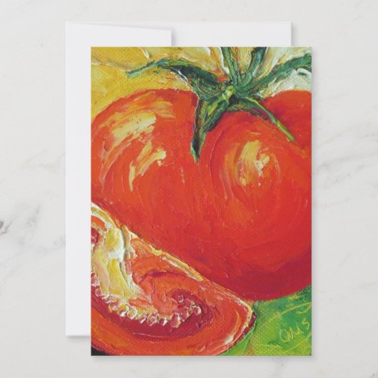 Tomato Invitation Kaart (Voorkant)