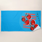 Tomato Italy Style Strandlaken (Voorkant)