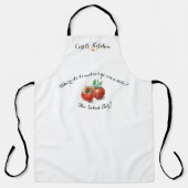 "Tomato Joke" gepersonaliseerd Schort (Voorkant)