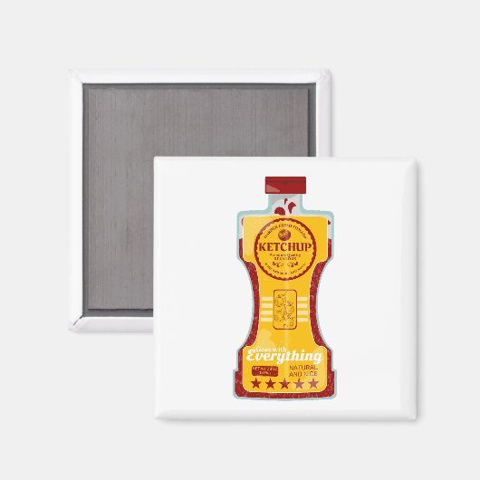 Tomato Ketchup Magneet (Voorkant / Achterkant)