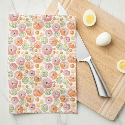 Tomato Kitchen Tea Towel Theedoek (Quarter Fold)