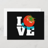Tomato Love Tomaten Vegetable Briefkaart (Voorkant / Achterkant)