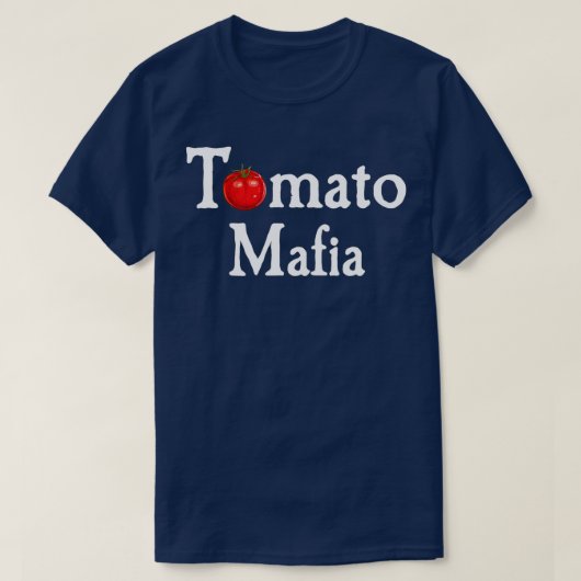 Tomato Mafia Funny Gardening Lover Graphic TShirt (Design voorkant)