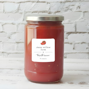 Tomato Marinara Pasta Chutney Vodka Sauce Label