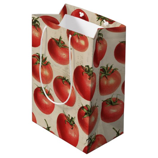 Tomato Medium Cadeauzakje (Achterkant Gekanteld)